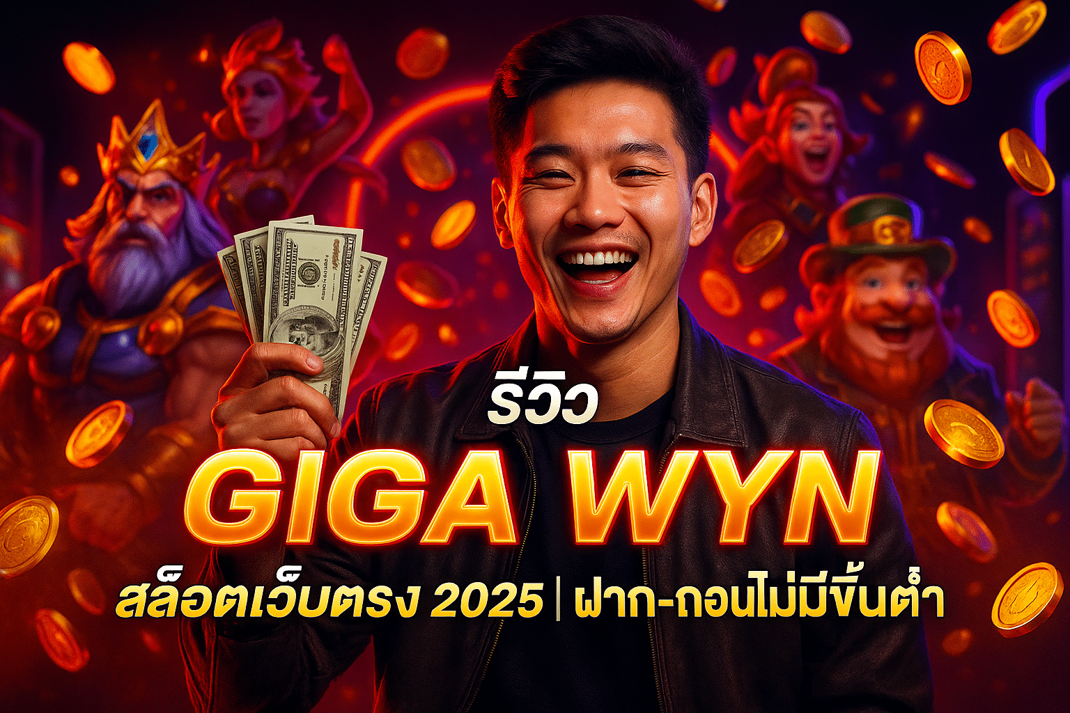 รีวิว GIGA WYN สล็อตเว็บตรง 2025 | ฝาก-ถอนไม่มีขั้นต่ำ