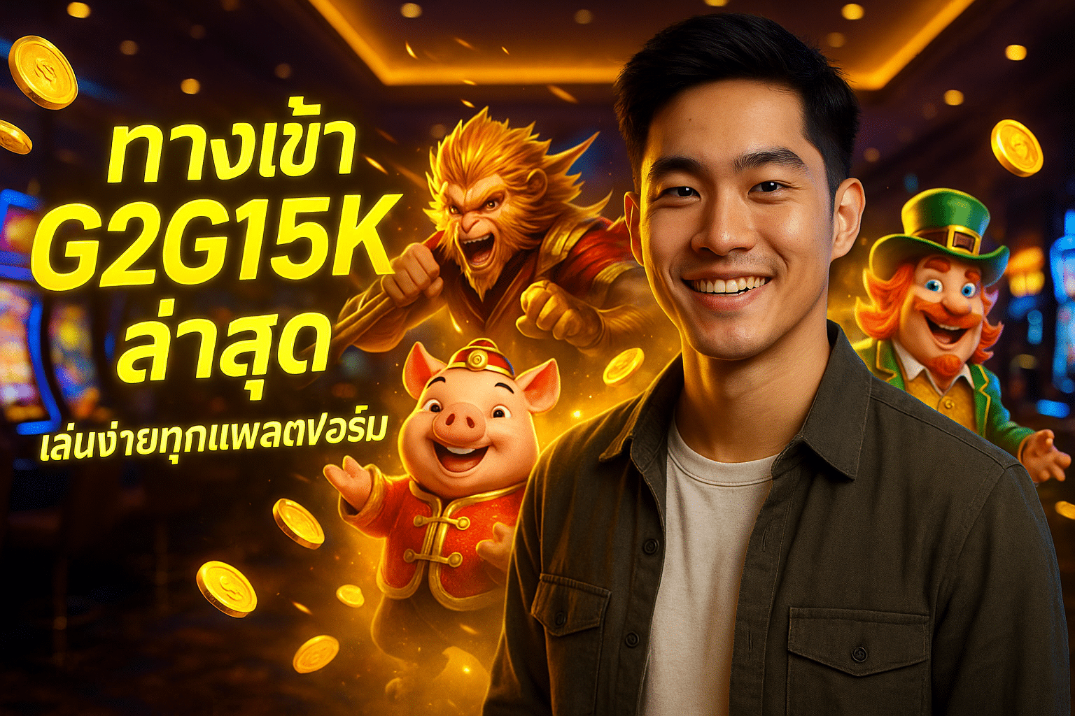 ทางเข้า G2G15K ล่าสุด เล่นง่ายทุกแพลตฟอร์ม