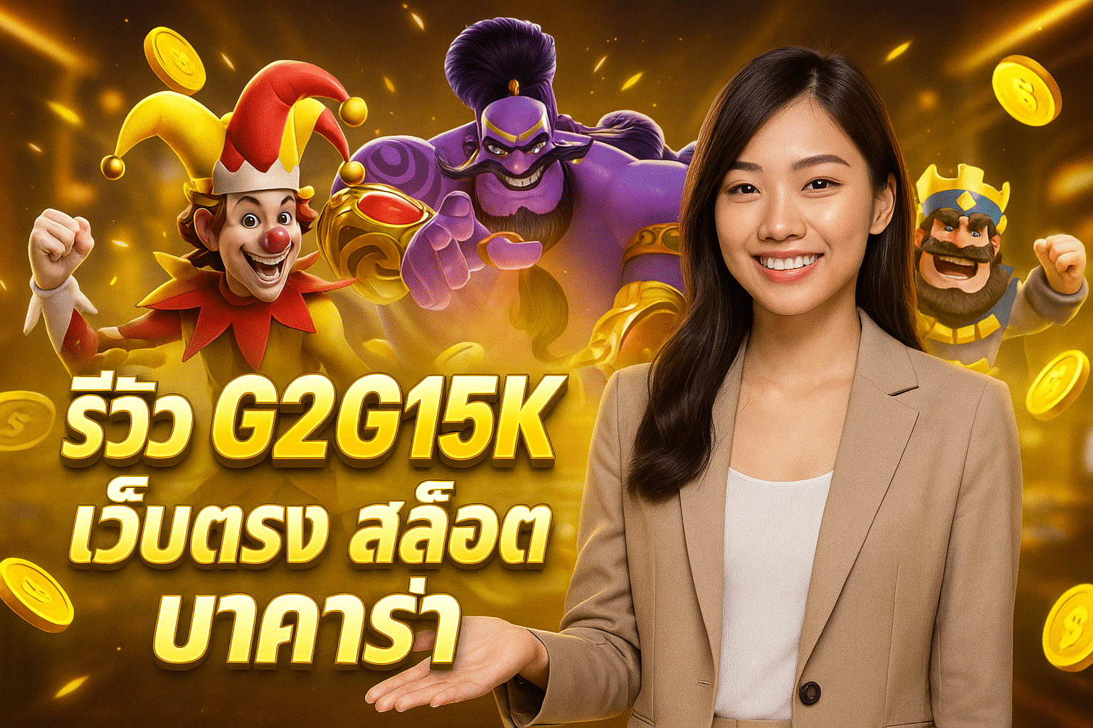 รีวิว G2G15K เว็บตรง สล็อต บาคาร่า