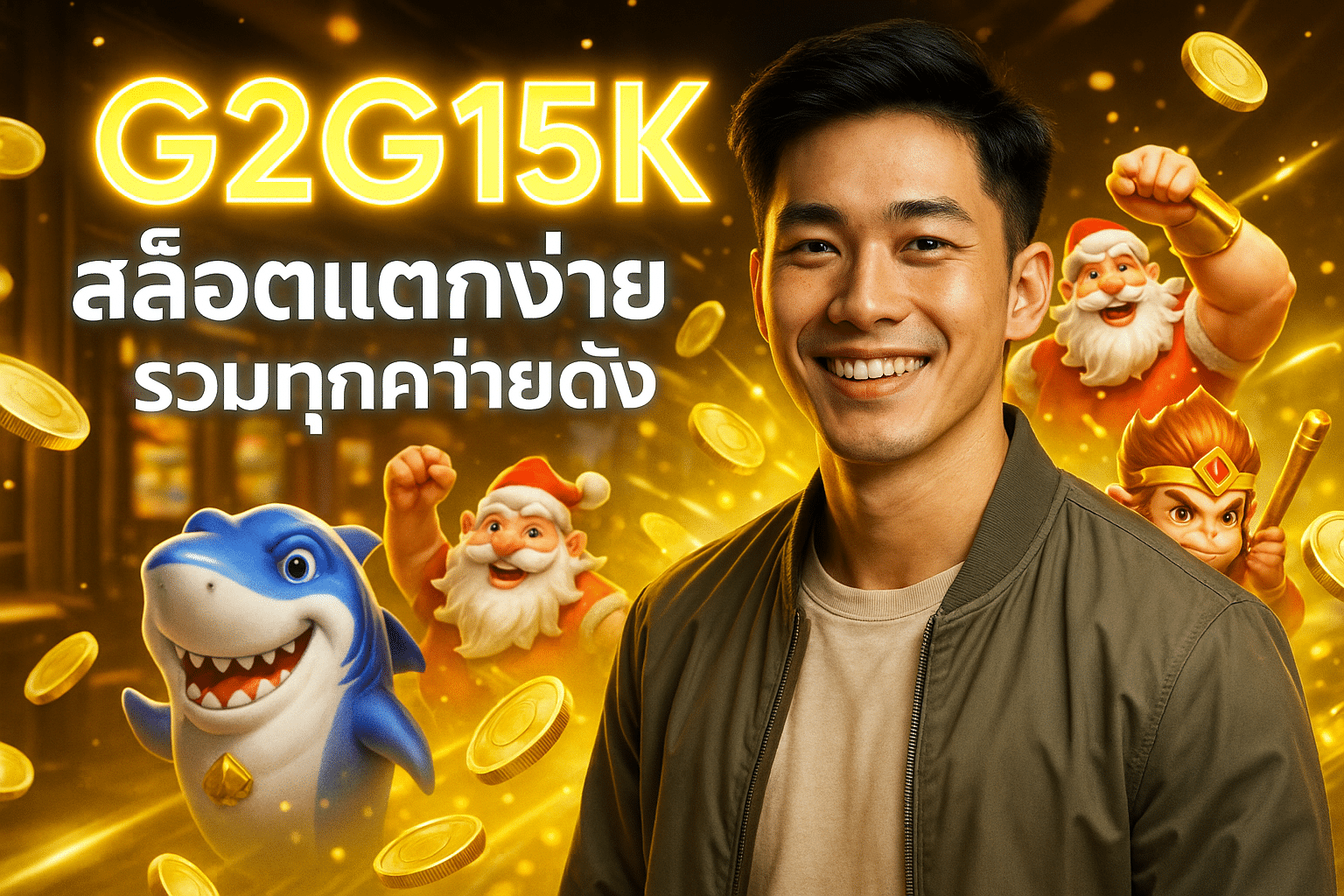 G2G15K สล็อตแตกง่าย รวมทุกค่ายดัง
