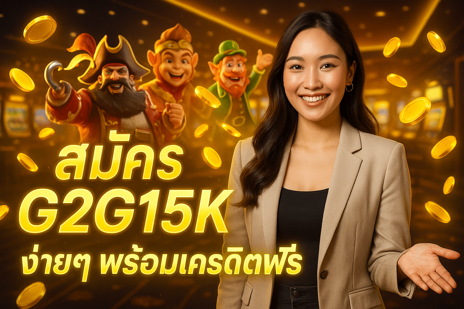 สมัคร G2G15K ง่ายๆ พร้อมเครดิตฟรี