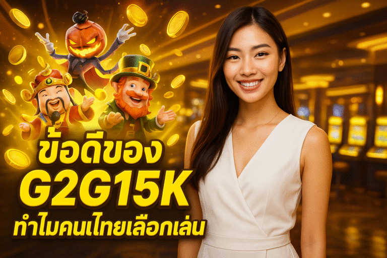 ข้อดีของ G2G15K ทำไมคนไทยเลือกเล่น